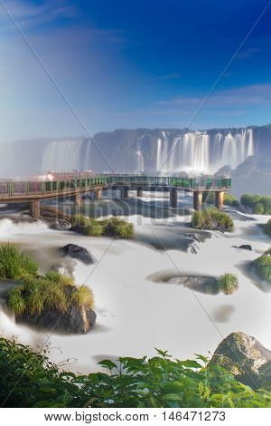 View Of The World Famous Iguazu Cataratas Falls