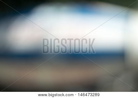 Abstract Background of Blurred City and People