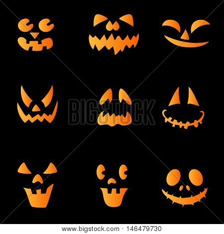Halloween background for your design. Vector illustration..