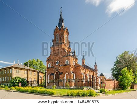 The Temple Of The Holy Rosary Of The Blessed Virgin Mary Catholic Church In Vladimir, Russia