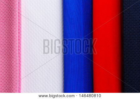 Colorful polyester fabric texture used for background