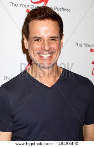 LOS ANGELES - SEP 8:  Christian LeBlanc at the Young and The Resltless 11,000 Show Celebration at the CBS Television City on September 8, 2016 in Los Angeles, CA