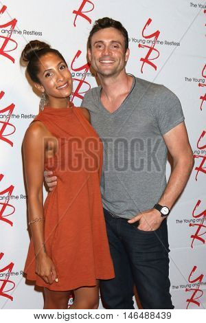 LOS ANGELES - SEP 8:  Christel Khalil, Daniel Goddard at the Young and The Resltless 11,000 Show Celebration at the CBS Television City on September 8, 2016 in Los Angeles, CA