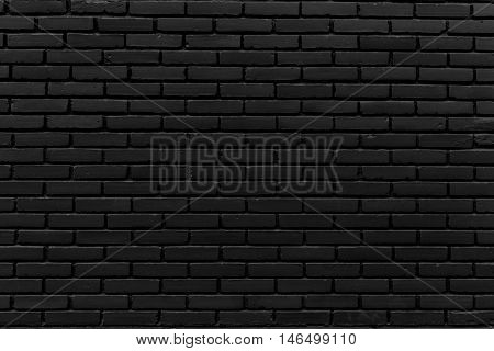 The black big wall by the brick