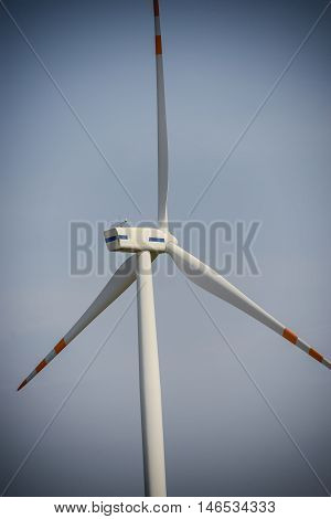 Windturbine At Sunny Day