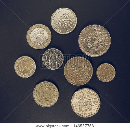 Vintage French Franc Coin