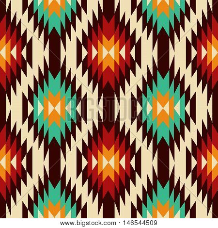 Ethnic Geometric Pattern. Ethnic  background. Vector Illustration