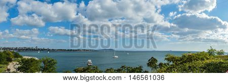 Panoramic View of Moda, Istanbul City, Turkey
