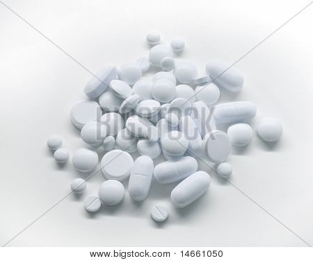 Witte geneeskunde pillen