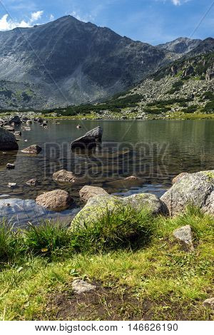 Musalenski lakes and Musala peak, Rila mountain, Bulgaria