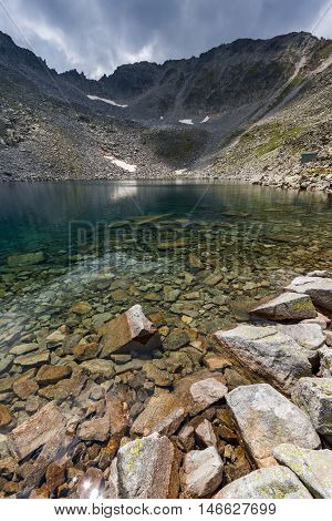 Ledenoto (Ice) Lake and Musala Peak, Rila mountain, Bulgaria