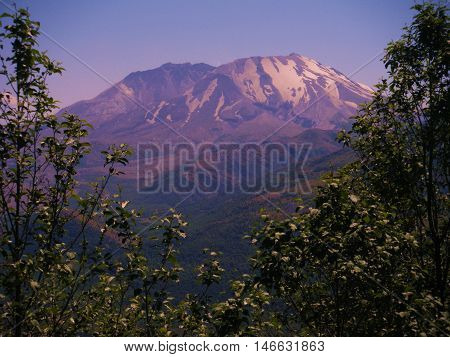 View of Mt. St. Helen in Washington state