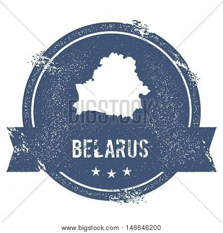Belarus Mark. Travel Rubber Stamp With The Name And Map Of Belarus, Vector Illustration. Can Be Used