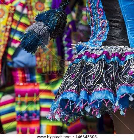 Cusco - Peru - June 06, 2016 : Peruvian Dancers At The Parade In Cusco. People In Traditional Clothe