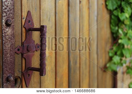 Doorhandle, closeup