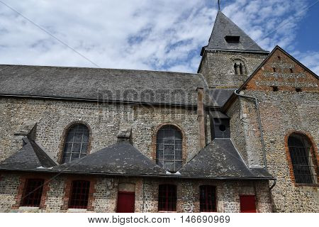 Cailly France - june 23 2016 : the Saint Martin church