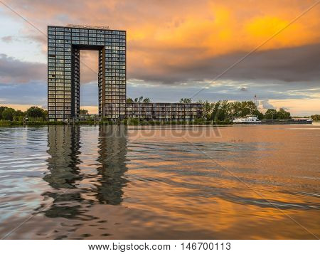 Tasman Tower Over Water