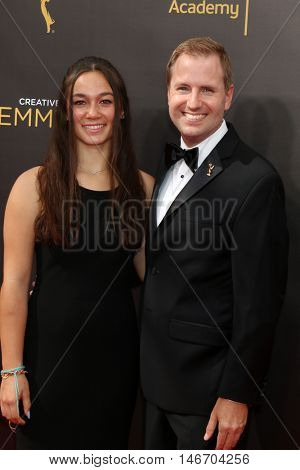 LOS ANGELES - SEP 10:  Guest, Maury McIntyre at the 2016 Creative Arts Emmy Awards - Day 1 - Arrivals at the Microsoft Theater on September 10, 2016 in Los Angeles, CA