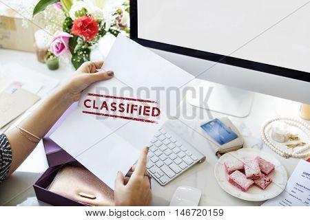 Classfied Grade Level Quality Rank Value Graphic Concept