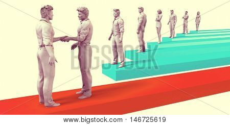 Business Development or Bizdev as a Corporate Concept 3D Render