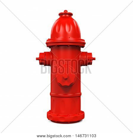 Fire Hydrant isolated on white background. 3D render