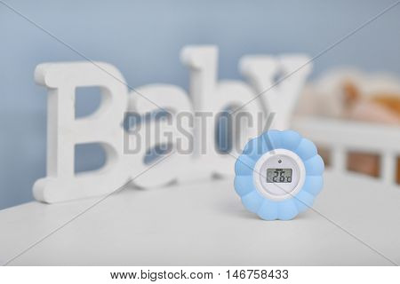Digital temperature and humidity control in baby room