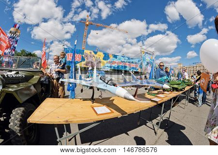 Exhibition Of Self-made Models Of Military Aircraft