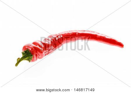 Red Hot Chili Peppers Cayenne, Serrano With Green Stem. Cayenne, Serrano Or S