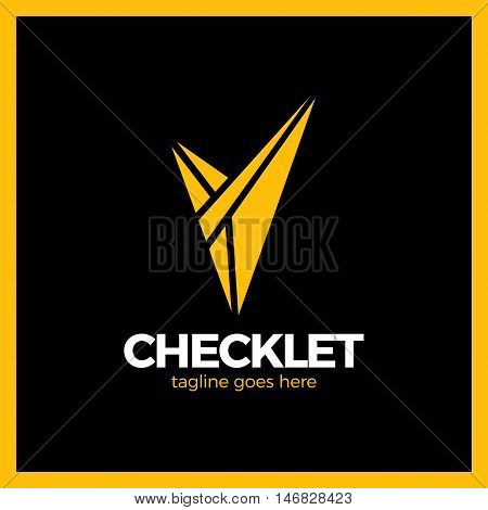 V Letter In Trendy Polygonal Crystal Style