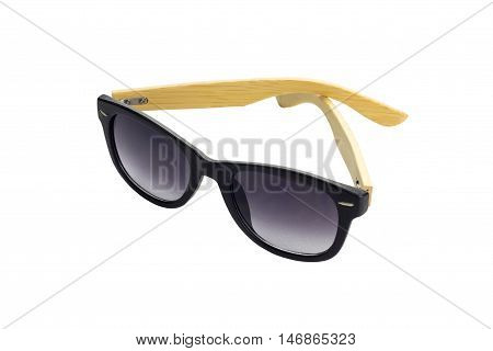 Sunglasses Isolated Against On The White Background.