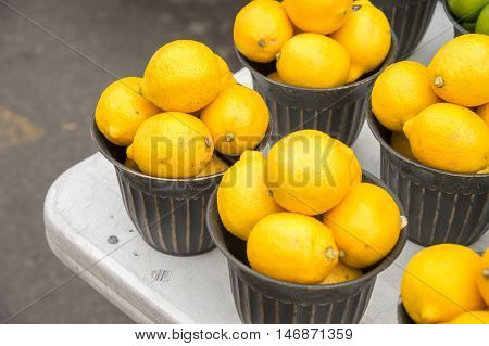 emons in baskets at the local market