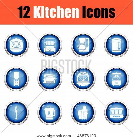 Kitchen Icon Set.