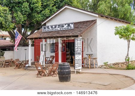 Rust General Store At  Old Town San Diego State Historic Park