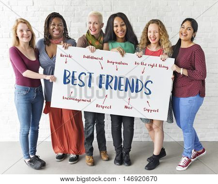 Best Friends Togetherness Harmony Concept