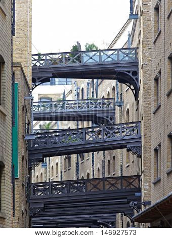 Bridges Between Buildings at Shad Thames London
