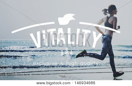 Vitality Vital Vigorous Live Life Energy Active Concept