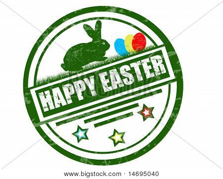 Happy Easter Stamp