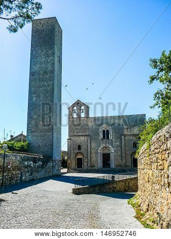 Hdr Santa Maria In Castello In Tarquinia