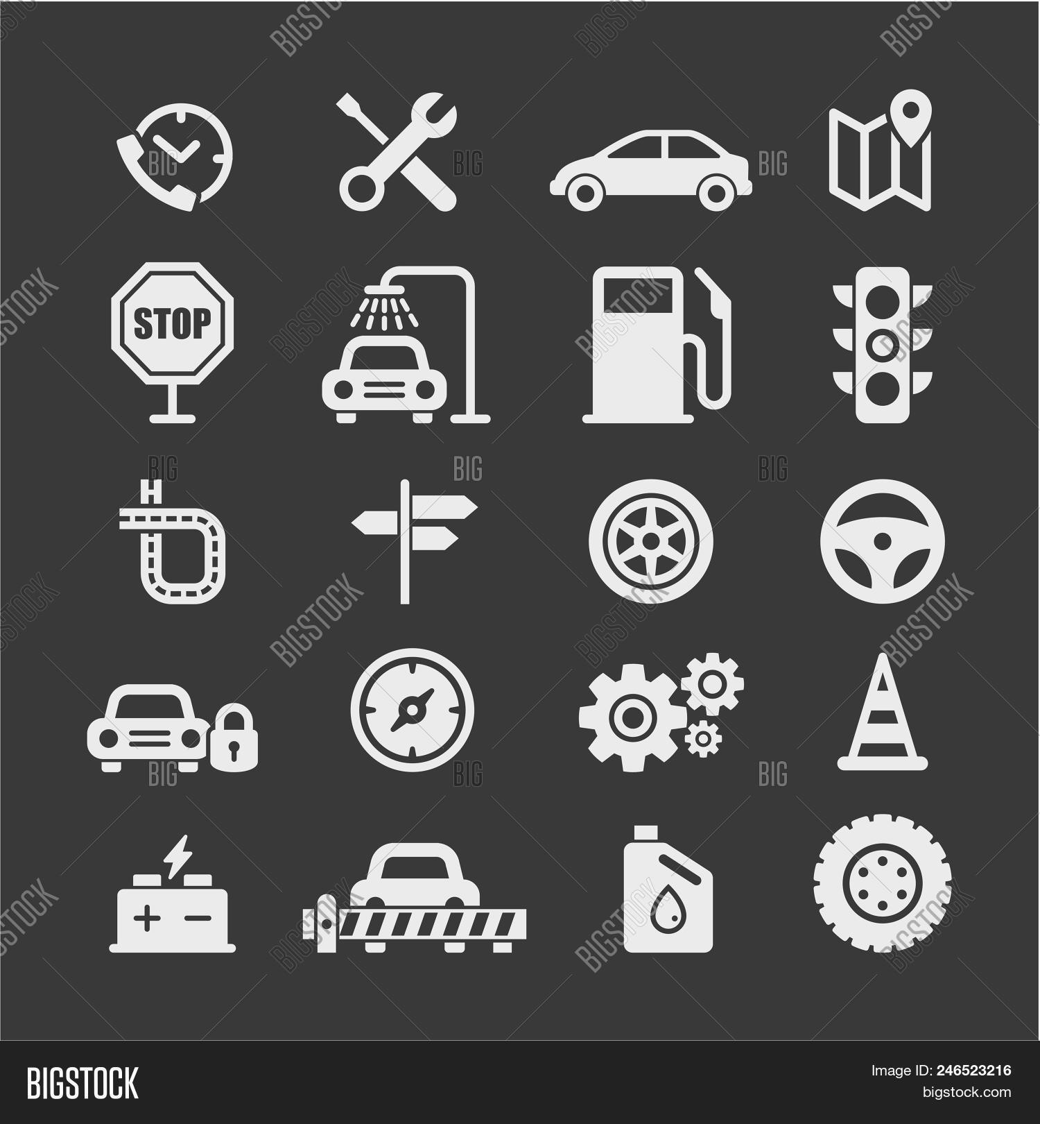 Automobile Flat Vector & Photo (Free Trial) | Bigstock
