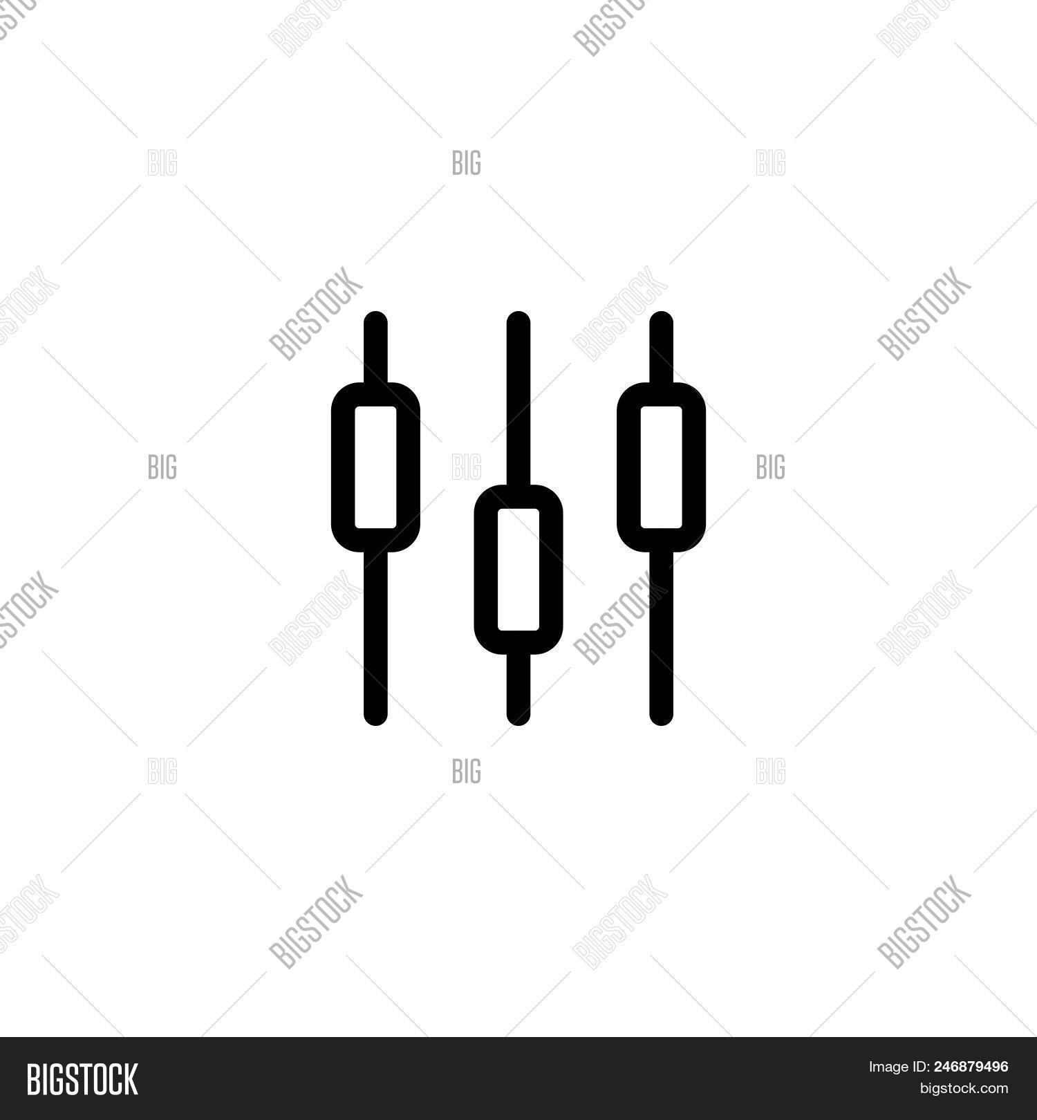 Equalizer Vector Icon Vector & Photo (Free Trial) Bigstock