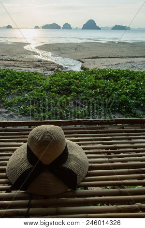 Hat And Landscape Of Tubkaek Beach, Krabi Thailand