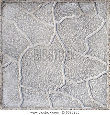 Abstract Seamless Pattern For Designers With Concrete Causeway Road