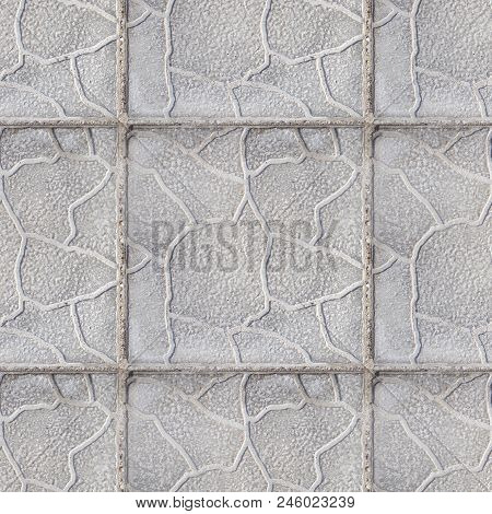Abstract Seamless Pattern For Designers With Concrete Causeway Road