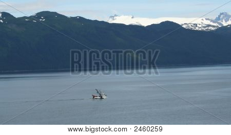 Barca da pesca dell'Alaska
