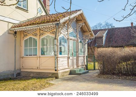Old City Center At Kuldiga, Latvia.
