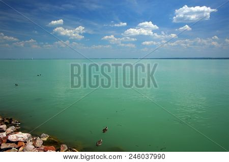 Balaton Lake in Hungary, Europe