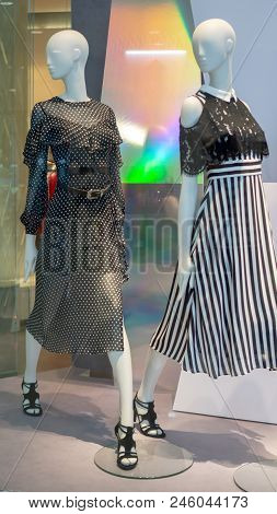 Jaspal Shop At Mega Bangna, Bangkok, Thailand, Aug 30, 2017 Fashionable Clothing And Accessories Bra
