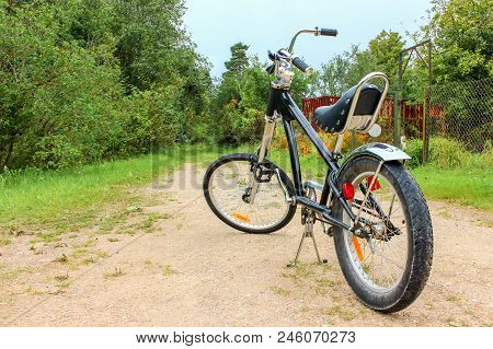Bicycle Velochopper On A Country Road