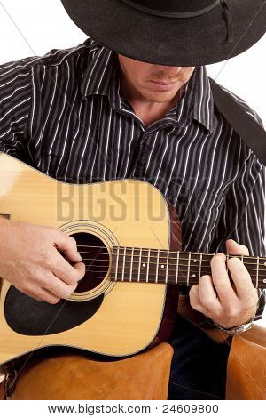 Cowboy Playing Guitar