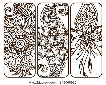 Henna Tattoo Mehndi Vector Photo Free Trial Bigstock